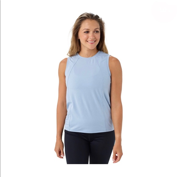 Lolë, Size M, Women’s Tank Top, Light Blue. - Picture 2 of 3
